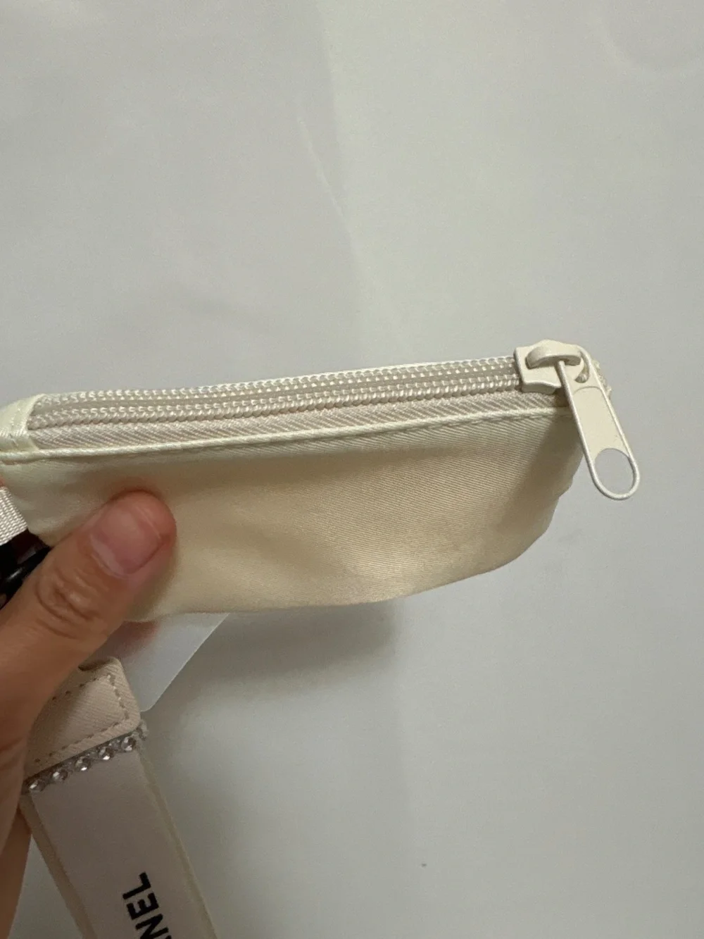 Chanel Ribbon Pouch Wristlet